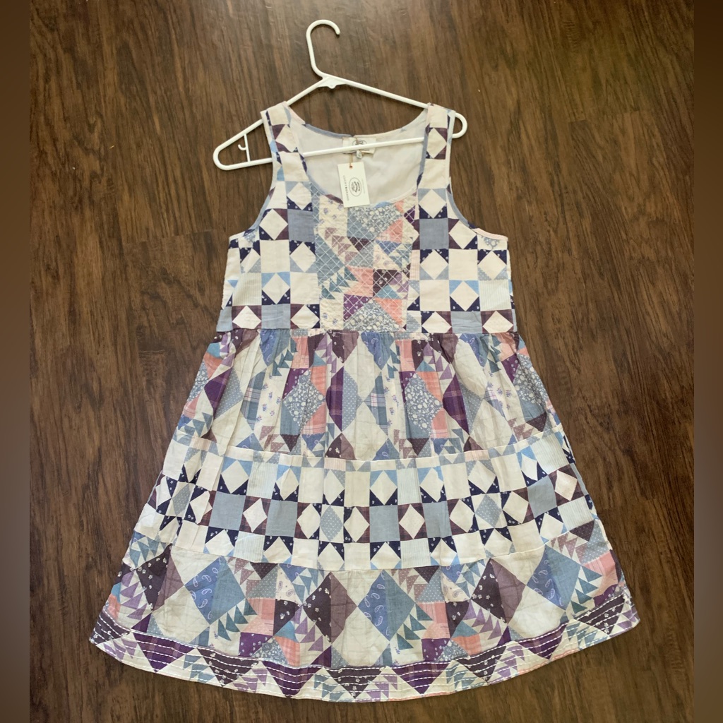 Lucky Brand Laura Ashley Patchwork Mini Dress